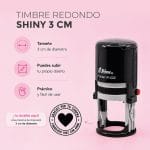 Timbre circular 3 Shiny cm