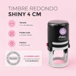 Timbre circular Shiny 4 cm