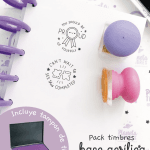 Pack timbres base acrílica ingles