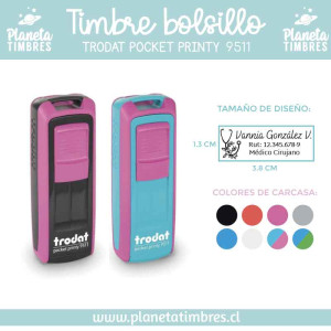 TIMBRE BOLSILLO TRODAT S