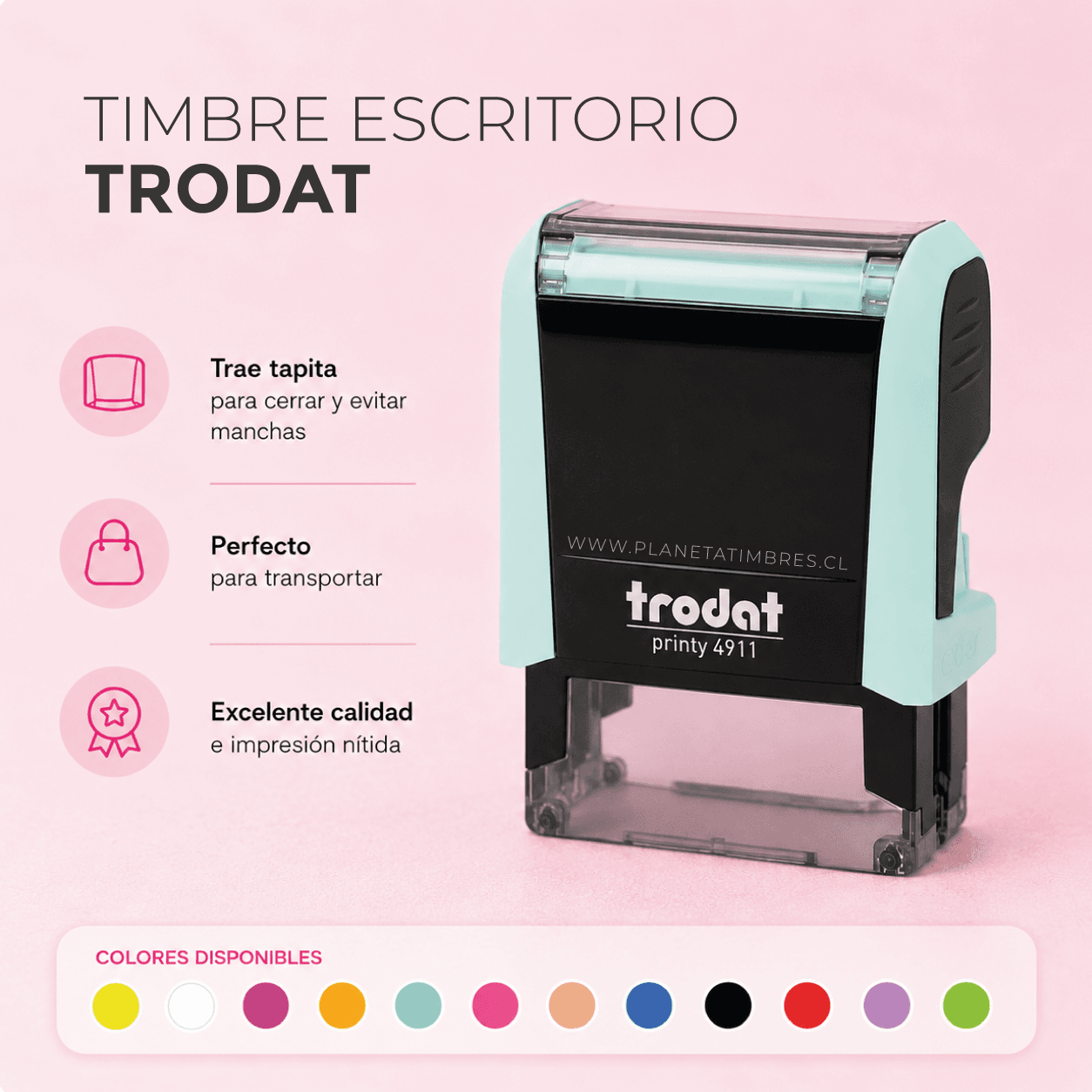 TIMBRES DE ESCRITORIO TRODAT 4911